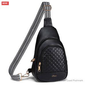 Anti Theft Crossbody Bag Vegan Leather RFID Blocking Sling Handbag Secure